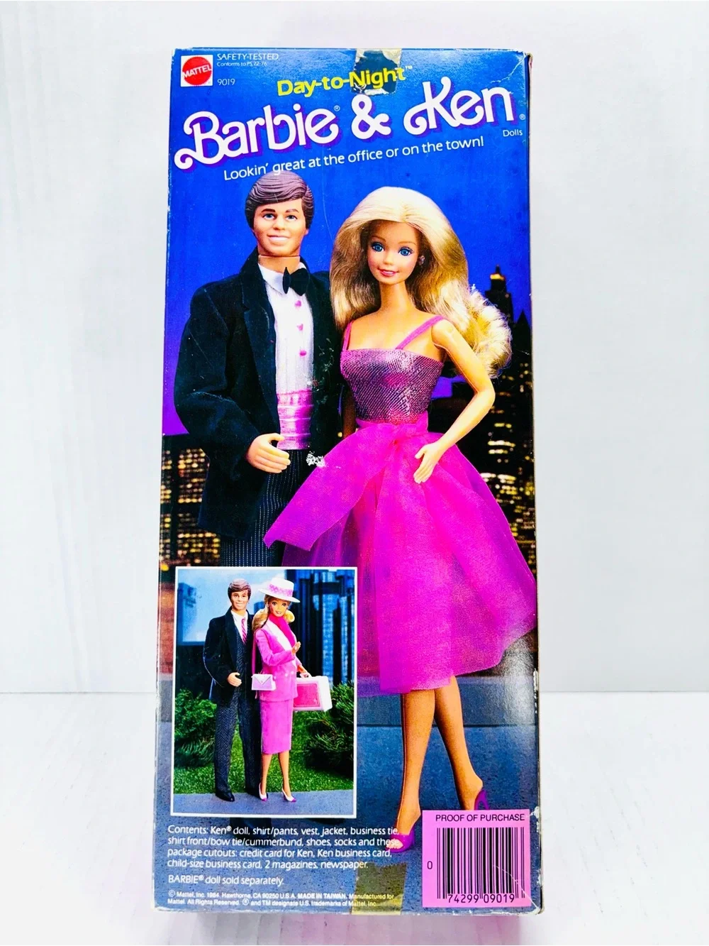 Barbie Day-To-Night Ken Doll Mattel 1984 No. 9019 NRFB